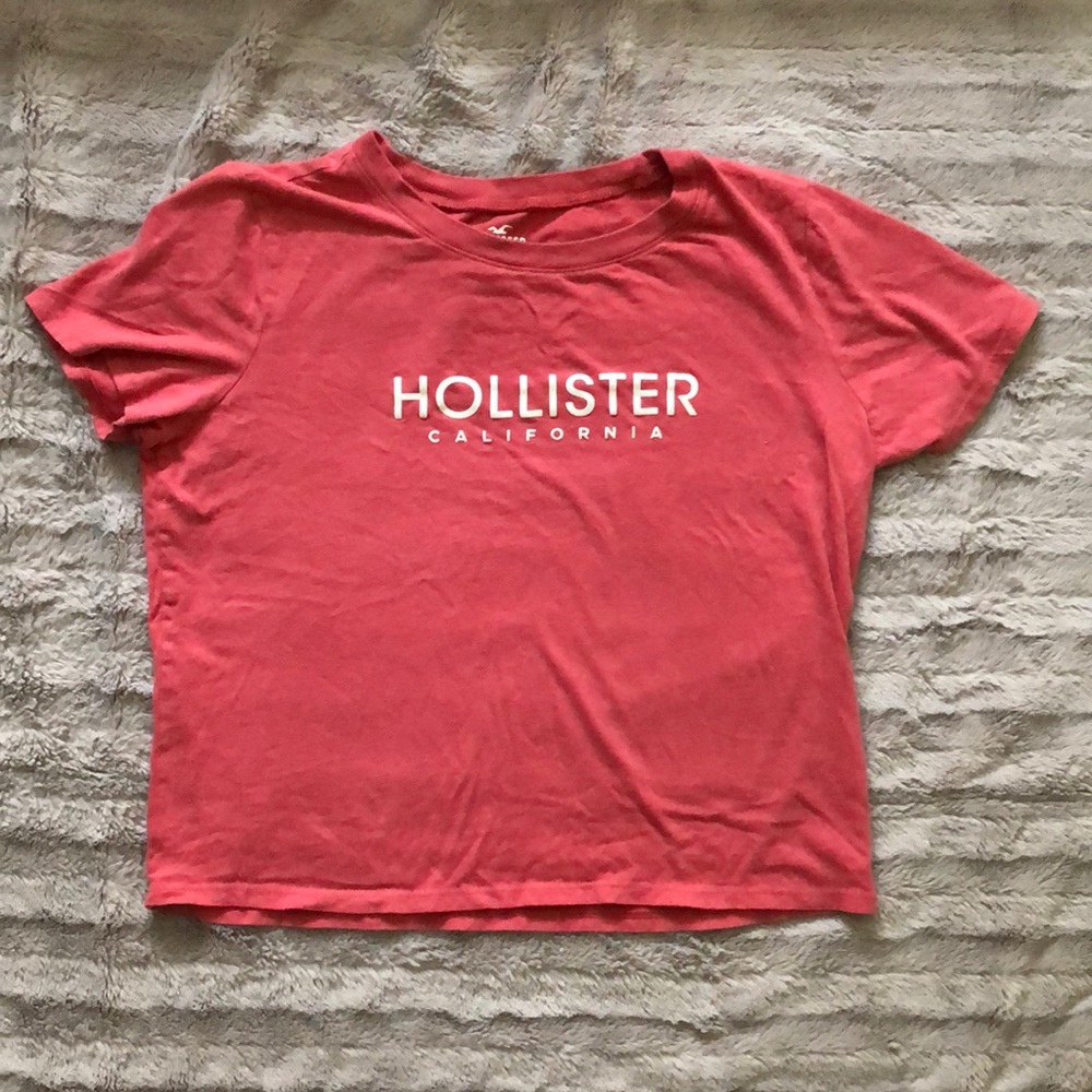 cropped hollister t-shirt